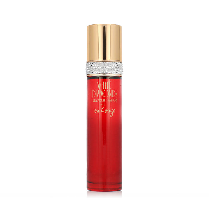 Elizabeth TAYLOR Eau De Toilette Femme-WHITE DIAMOND EN ROUGE -100  ml